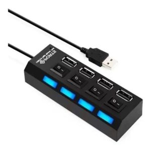 Hub Usb 4 Portas 2.0 - Hi-Speed 480mbps