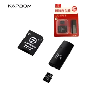 Cartão de Memória 32GB KA-M32 | Classe 10 + 2 Adaptadores SD