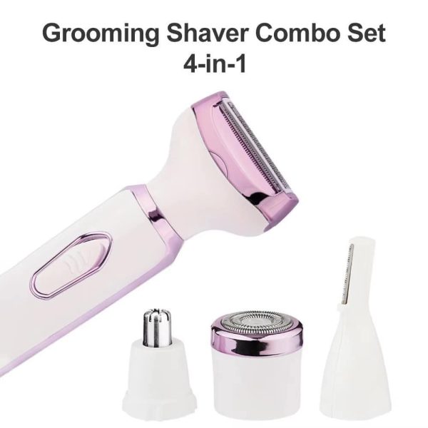 Depilador Feminino Profissional Lady Shaver Kemei Original 4 em 1 - Image 5
