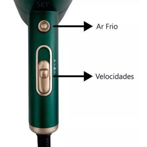 Secador de Cabelo Profissional 1500W TOMATE - Image 7
