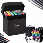 48 - PCS Canetinhas Infantis De Ponta Dupla | Conjunto Bolsa