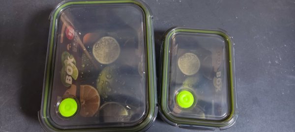 Kit com 2 Marmitas de Vidro (1040 ml + 370 ml) – Ideais para Micro-ondas e Lava-louças! - Image 2