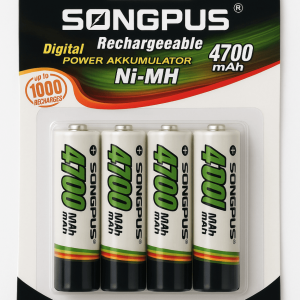 Pilha Recarregável 4700mah Aa Songpus