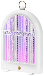 Lâmpada Mata Mosquito 3 Em 1 - Usb Recarregável Portátil