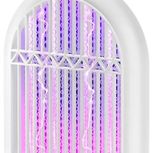 Lâmpada Mata Mosquito 3 Em 1 - Usb Recarregável Portátil